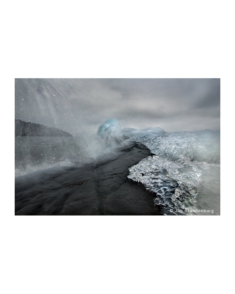 Galerie Photo Nw709 Ice Waves Shovel Point Lake Superior Par Jim